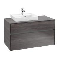 Тумба под раковину Villeroy & Boch Collaro 1000х500 мм C01400FQ дуб графитовый