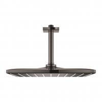 Верхний душ Grohe Rainshower Mono 310 Cube (потолочный кронштейн 142 мм, 1 режим струи) 26 566 A00 тёмный графит