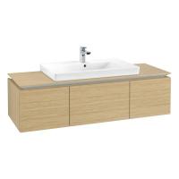 Тумба под раковину Villeroy & Boch Legato 1400х500 мм B69800VJ северный дуб