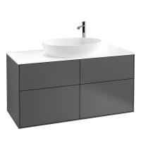 Тумба под раковину Villeroy & Boch Finion 1200х501 мм F91100GK матовый антрацит