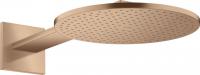Верхний душ Axor ShowerSolutions 300 2jet с держателем 35303310 шлифованное красное золото