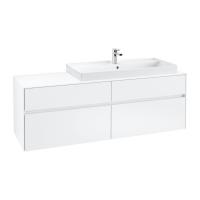 Тумба под раковину Villeroy & Boch Collaro 1600х500 мм C03000MS белый матовый