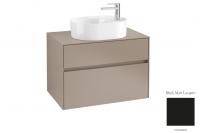 Тумба под раковину Villeroy & Boch Collaro 800х500 мм C05300PD чёрный матовый