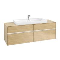 Тумба под раковину Villeroy & Boch Collaro 1600х500 мм с подсветкой C031L0VJ северный дуб