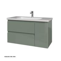 Тумба под раковину Caprigo Forte 100 976х446 мм (2 ящика, 1 дверь) 36115R DM 7038 кобальт