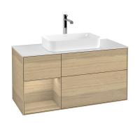 Тумба под раковину Villeroy & Boch Finion 1200х501 мм F291PCPC дуб/дуб