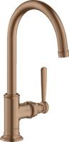 Смеситель для раковины Axor Montreux 210 ComfortZone 16518310 шлифованное красное золото
