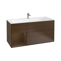 Тумба под раковину Villeroy & Boch Finion 1196х498 мм F060GNGN орех/орех