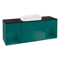 Тумба под раковину Villeroy & Boch Finion 1600х501 мм F742GSGS кедр/кедр
