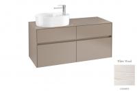 Тумба под раковину Villeroy & Boch Collaro 1200х500 мм C05800E8 белое дерево