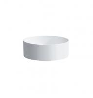 Раковина накладная Laufen Living SaphirKeramik Ø380 мм 8114330001121 белый