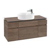 Тумба под раковину Villeroy & Boch Legato 1200х500 мм с подсветкой B774L0E1 дуб сантана