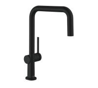 Смеситель для кухни Hansgrohe Talis M54 ComfortZone U 220 1jet 72806670 чёрный матовый