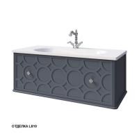 Тумба под раковину Caprigo Caprice 100 1002х448 мм 25014 L810 графит