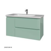 Тумба под раковину Caprigo Forte 100 976х446 мм (2 ящика, 1 дверь) 36115L MU-10 селесте