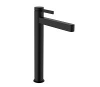 Смеситель для раковины Hansgrohe Finoris 260 ComfortZone высокий излив, донный клапан 76070670 чёрный матовый