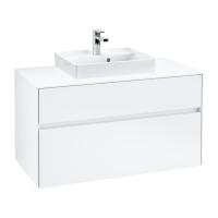 Тумба под раковину Villeroy & Boch Collaro 1000х500 мм C01600MS белый матовый