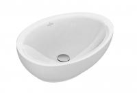 Раковина накладная Villeroy & Boch Aveo new generation 595х440 мм CeramicPlus 413260R1 альпийский белый