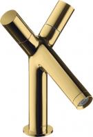Смеситель для раковины Axor Starck 80 ComfortZone 10030990 золото полированное