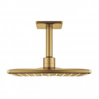 Верхний душ Grohe Rainshower SmartActive 310 Cube (потолочный кронштейн 142 мм, 2 режим струи) 26 481 GN0 холодный рассвет матовый