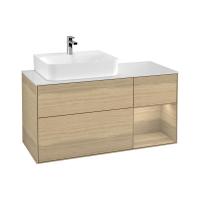 Тумба под раковину Villeroy & Boch Finion 1200х501 мм F151PCPC дуб/дуб