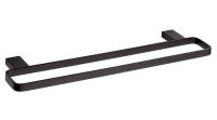 Полотенцедержатель двойной Bemeta Nero 500 мм 135004080 чёрный