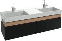 Тумба под раковину Jacob Delafon Terrace Premium 1500х480 мм EB1734RU-274 чёрный глянцевый