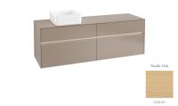 Тумба под раковину Villeroy & Boch Collaro 1600х500 мм с подсветкой C050L0VJ северный дуб