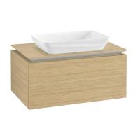 Тумба под раковину Villeroy & Boch Legato 800х500 мм с подсветкой B702L0VJ северный дуб