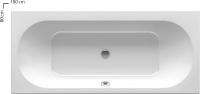 Ванна акриловая Ravak City Slim 180х80 см C921300000 белый