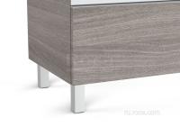Ножки для тумбы Roca The Gap 110x35x35 мм 816827339 глянцевый алюминий