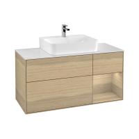 Тумба под раковину Villeroy & Boch Finion 1200х501 мм F421PCPC дуб/дуб