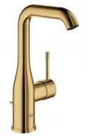 Смеситель для раковины Grohe Essence L-Size высокий поворотный излив, донный клапан 32 628 GL1 холодный рассвет