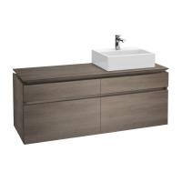 Тумба под раковину Villeroy & Boch Legato 1600х500 мм B67500FQ дуб графитовый