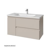 Тумба под раковину Caprigo Forte 100 976х446 мм (2 ящика, 1 дверь) эмаль 36115L EML 052 светло-кофейный
