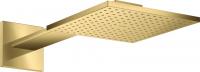 Верхний душ Axor ShowerSolutions 250 1jet с держателем 35306990 полированное золото