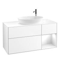 Тумба под раковину Villeroy & Boch Finion 1200х501 мм F951MTMT белый матовый/белый матовый