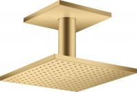 Верхний душ Axor ShowerSolutions 250 2jet с потолочным подсоединением 35312250 шлифованное золото