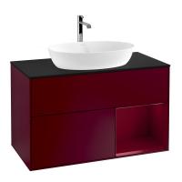 Тумба под раковину Villeroy & Boch Finion 1000х501 мм F782HBHB пион/пион