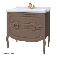 Тумба под раковину Caprigo Firenze 90 (2 ящика) 898х503 мм 34118 UV TP809 шоколад