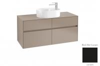 Тумба под раковину Villeroy & Boch Collaro 1200х500 мм C05700PD чёрный матовый