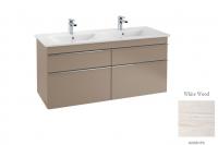 Тумба под раковину Villeroy & Boch Venticello 1253х502 мм A93001E8 белое дерево