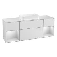 Тумба под раковину Villeroy & Boch Finion 1600х501 мм F741MTMT белый матовый/белый матовый