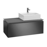 Тумба под раковину Villeroy & Boch Legato 1000х500 мм B60700FP серый глянцевый