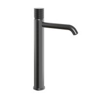 Смеситель для раковины Paini Cox Grip высокий 7GPZ205OLL чёрный матовый