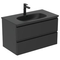 Тумба под раковину Ideal Standard Tesi 800x440 мм T0051ZT чёрный шёлк