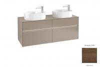 Тумба под раковину Villeroy & Boch Collaro 1400х500 мм с подсветкой C064L0VH аризонский дуб