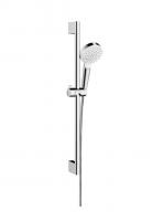 Душевой гарнитур Hansgrohe Crometta 1jet со штангой 65 см 26533400 белый/хром