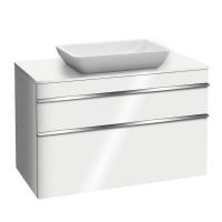 Тумба под раковину Villeroy & Boch Venticello 757х502 мм A94001RE белое стекло