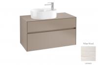 Тумба под раковину Villeroy & Boch Collaro 1000х500 мм C05500E8 белое дерево